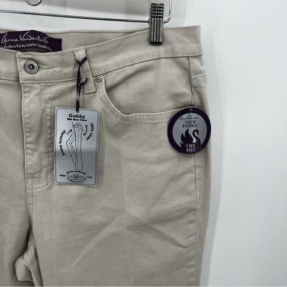 Gloria Vanderbilt NWT 16 Gabby Mid Rise Flare - Picture 3 of 13